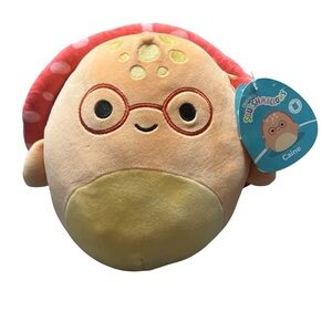 Squishmallows Caine Plush - Yellow and Red Delight. 10 in. NWT